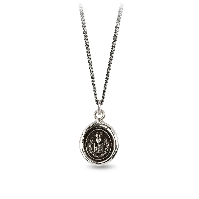 pendant necklaces for women -Be Here Now Talisman Necklace