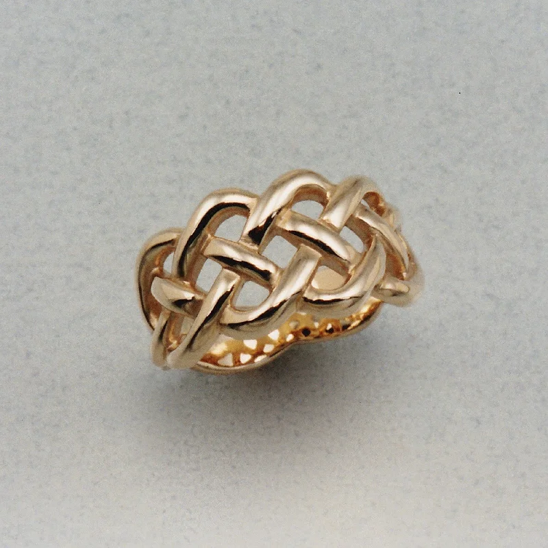 promise rings for couples -Kells Knot Ring