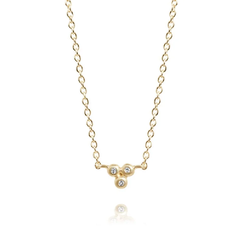 delicate necklaces for women -My Precious 10K Gold Necklace w. Diamonds