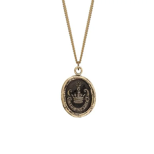 adjustable necklaces for women -Inspiration 14k Gold Talisman from the Signature Collection