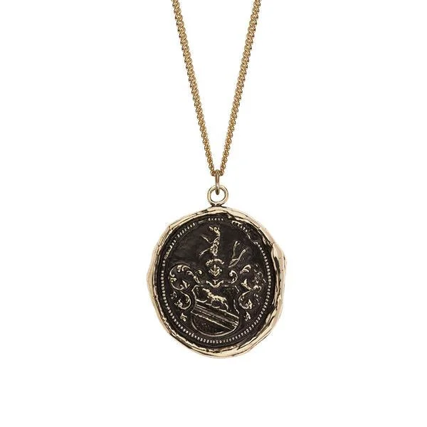 sterling silver chain necklaces -Heart of the Wolf 14k Gold Talisman from Signature Collection