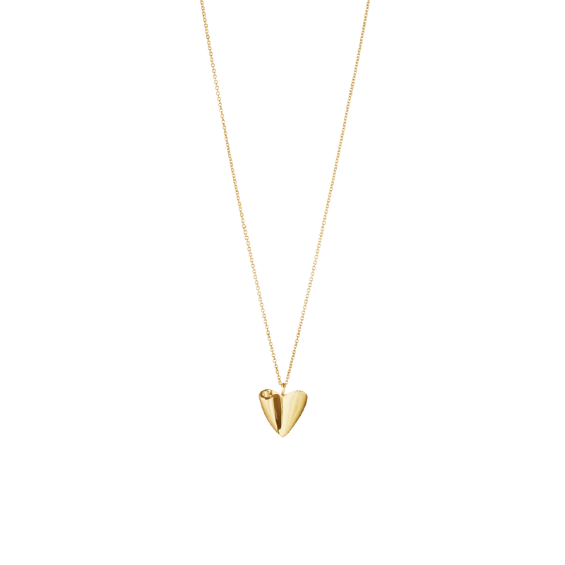 pearl necklaces for women -18K Gold 2024 HEART Pendant