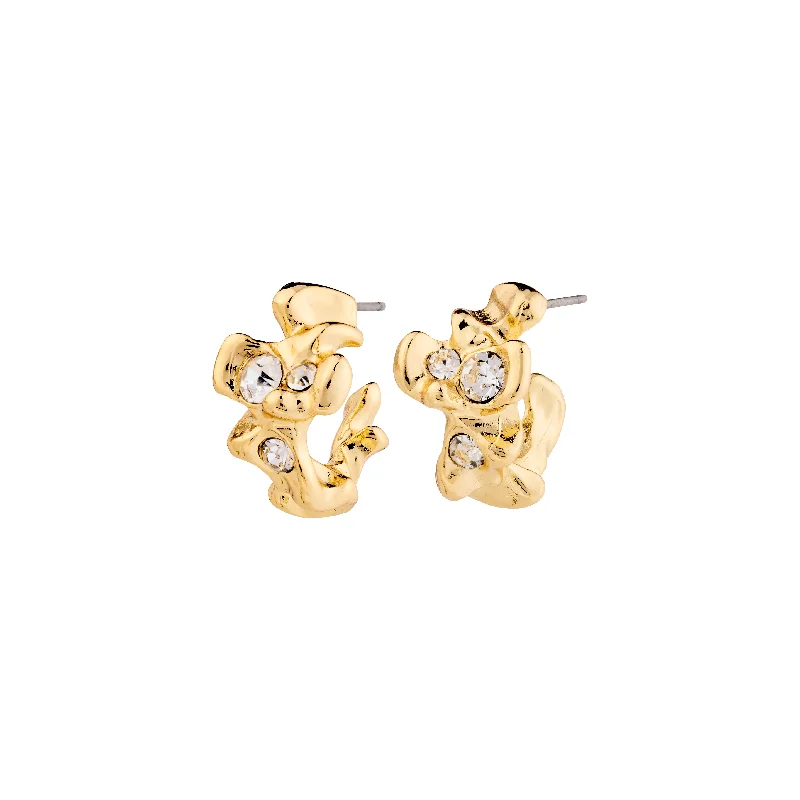 classic stud earrings for women -SUNSET earrings gold-plated