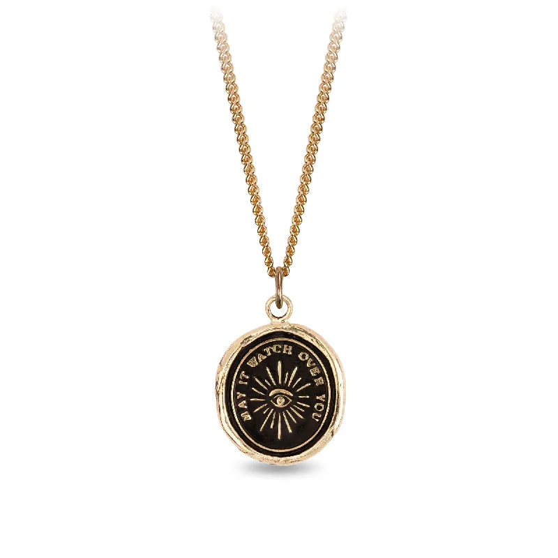 custom necklaces for women -Higher Power 14K Gold Signature Talisman