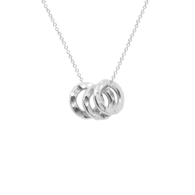 elegant necklaces for women -Facet Silver Necklace