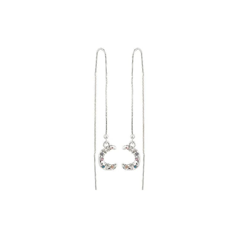 custom hoop earrings for women -REMY chain earrings silver-plated