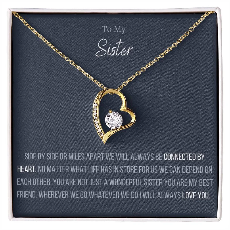 simple gold necklaces for women -The Forever Love™ Necklace To My Sister