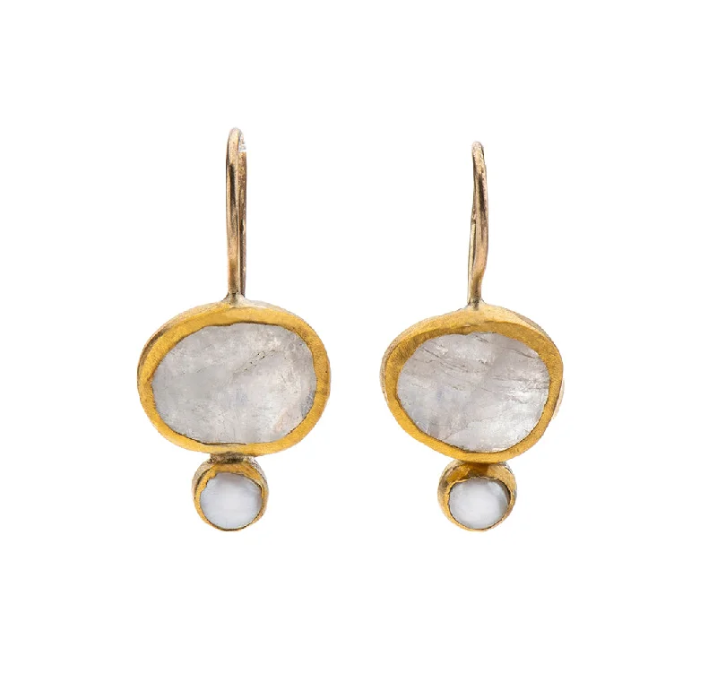 vintage earrings for women -Nava Zahavi Celestial Earrings