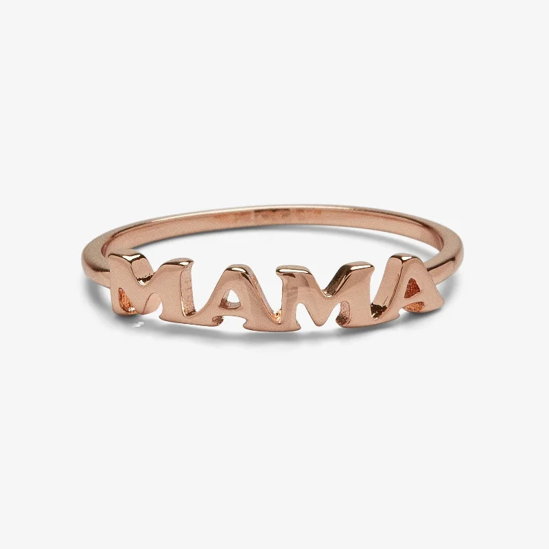 white gold engagement rings -Mama Ring