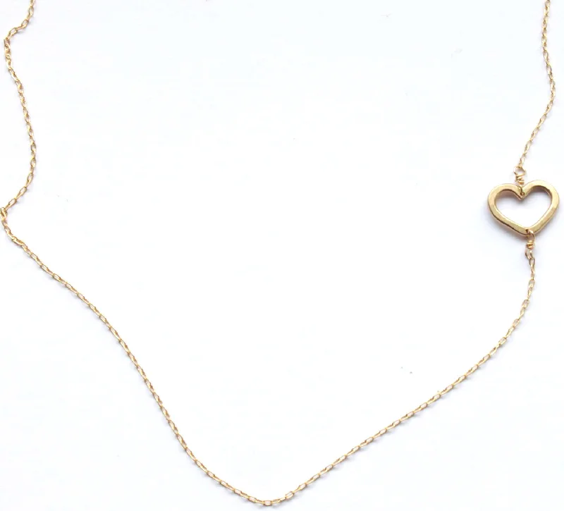 silver pendant necklaces for women -From My Heart necklace