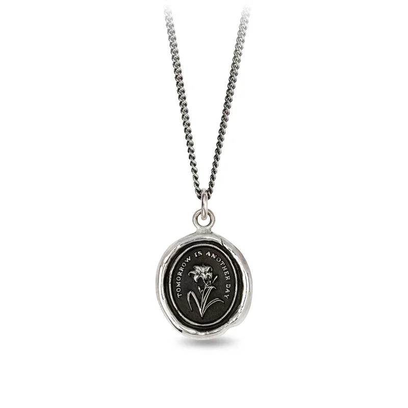 birthday gift necklaces for women -Tomorrow is Another Day Talisman