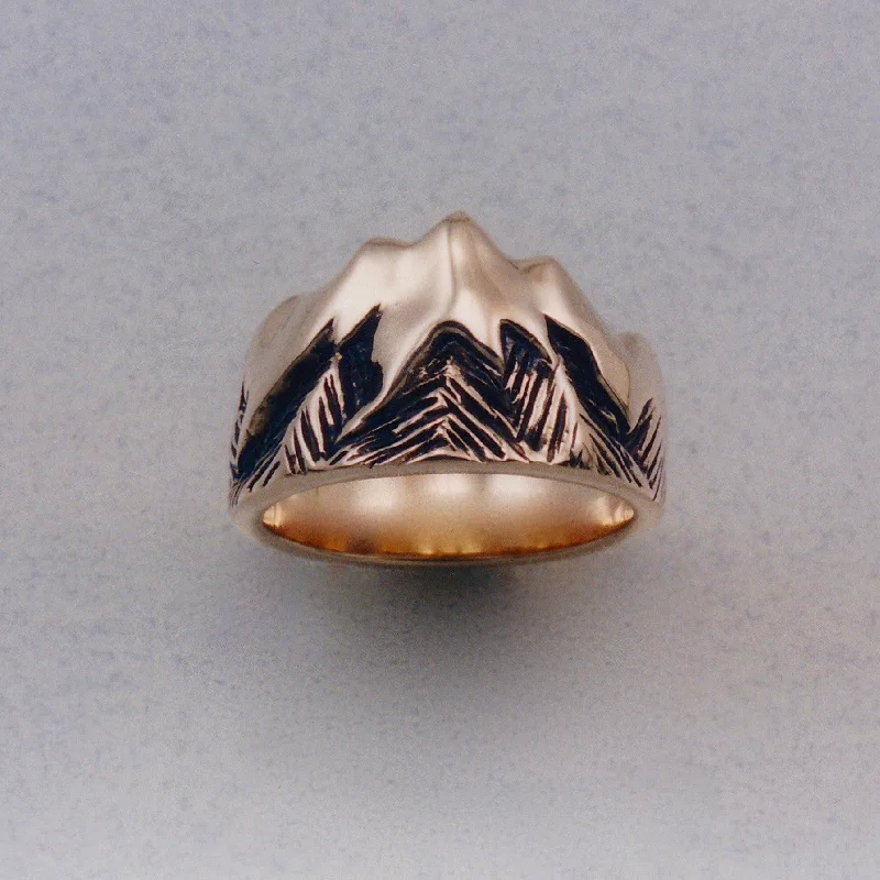 round-cut rings for women -Glacier Peak Ring