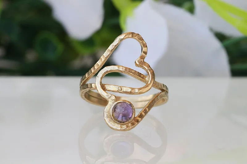 luxury sapphire rings -Amethyst Ring