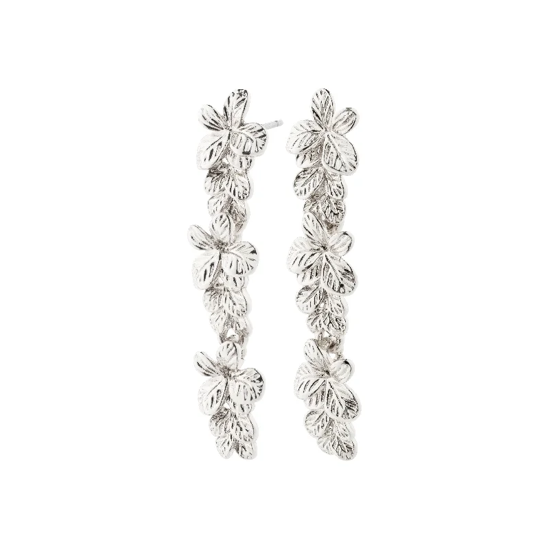 unique stud earrings for women -CHARMAINE earrings silver-plated