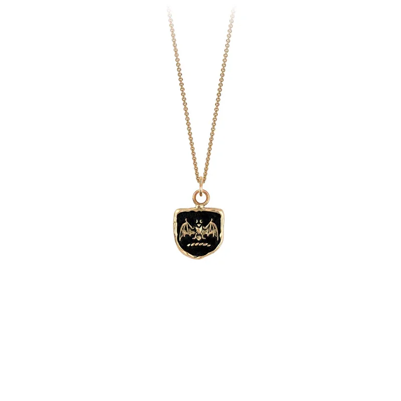 casual necklaces for women -Brave 14K Gold Appreciation Talisman