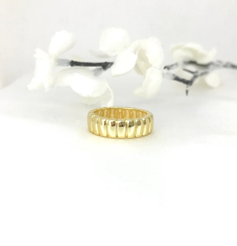 luxury rings for women -18k/925 The Bold Vermeil Ring