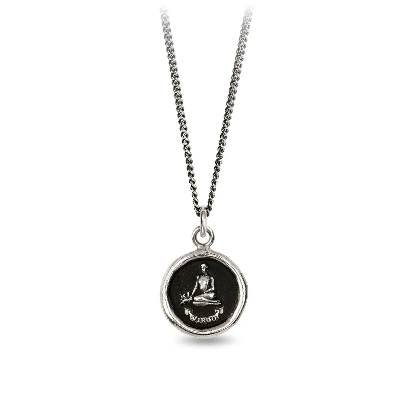 chunky necklaces for women -Virgo Zodiac Talisman Necklace