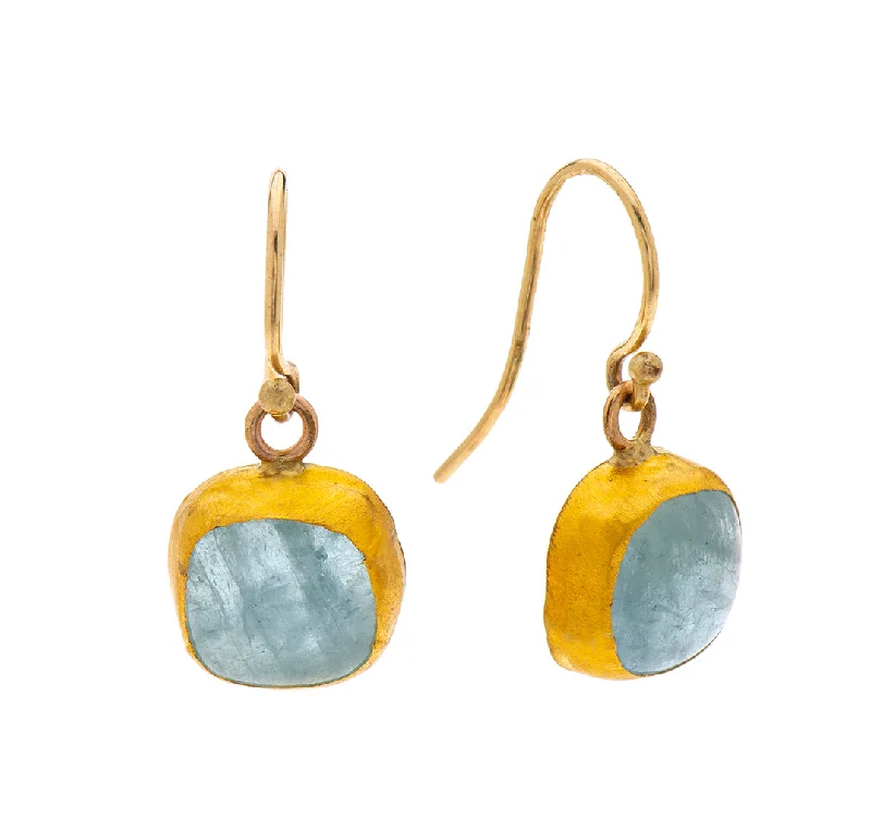 bold earrings for women -Nava Zahavi Mountain Aqua Earrings