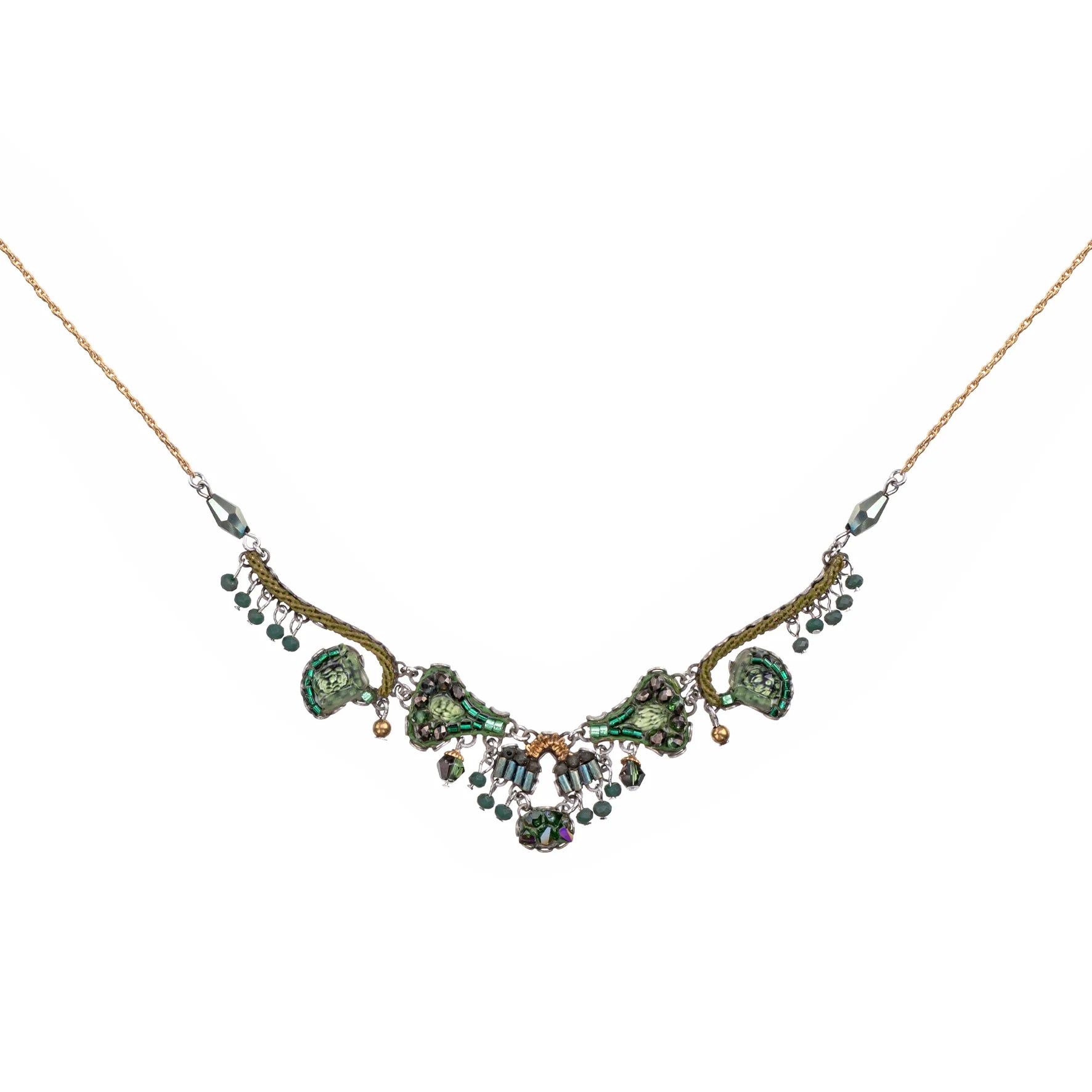 rose gold necklaces for women -Viridian Mood Set, Siofra Necklace