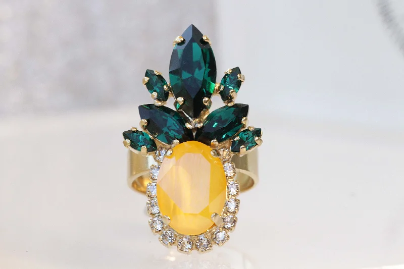 trendy rings for women -Pineapple Ring