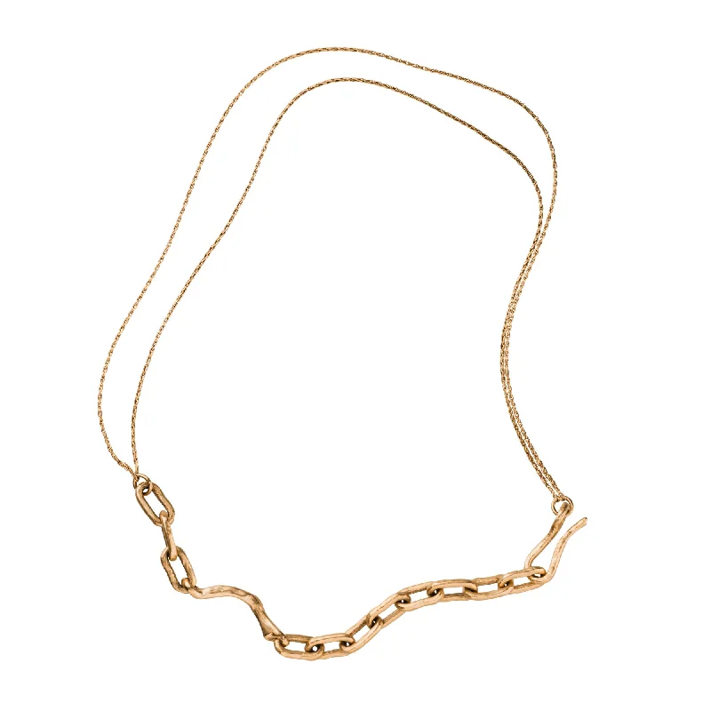 silver necklaces for women -Branch 14K Gold Necklace