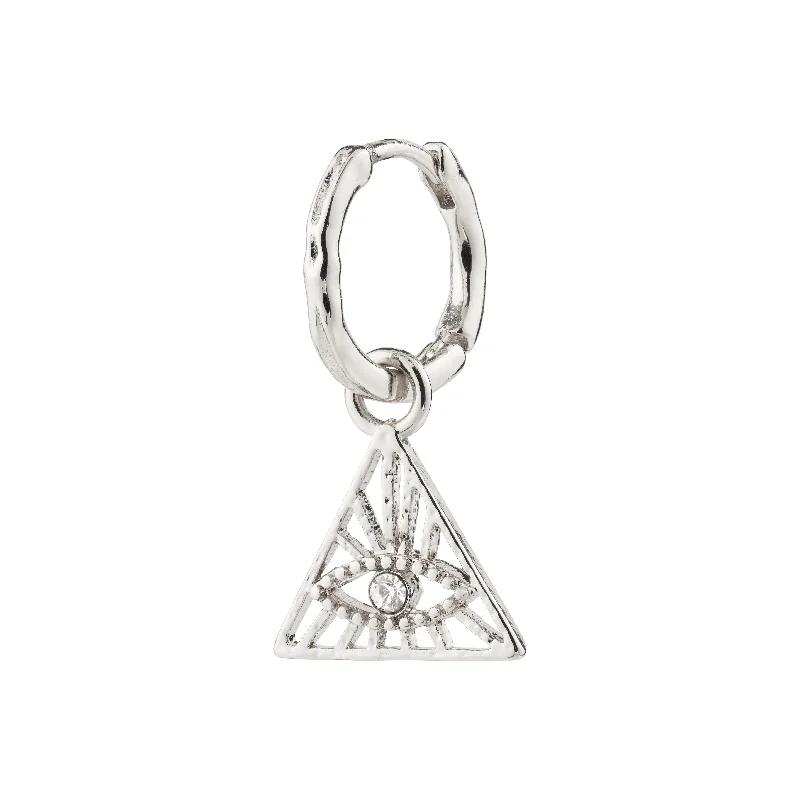 modern earrings for women -SIBYLLA single earring silver-plated