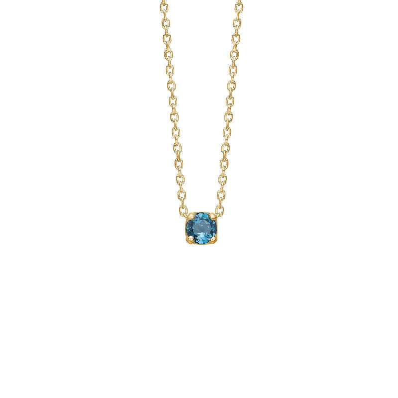 infinity necklaces for women -My Precious - Rainbow 10K Gold Necklace w. Topaz