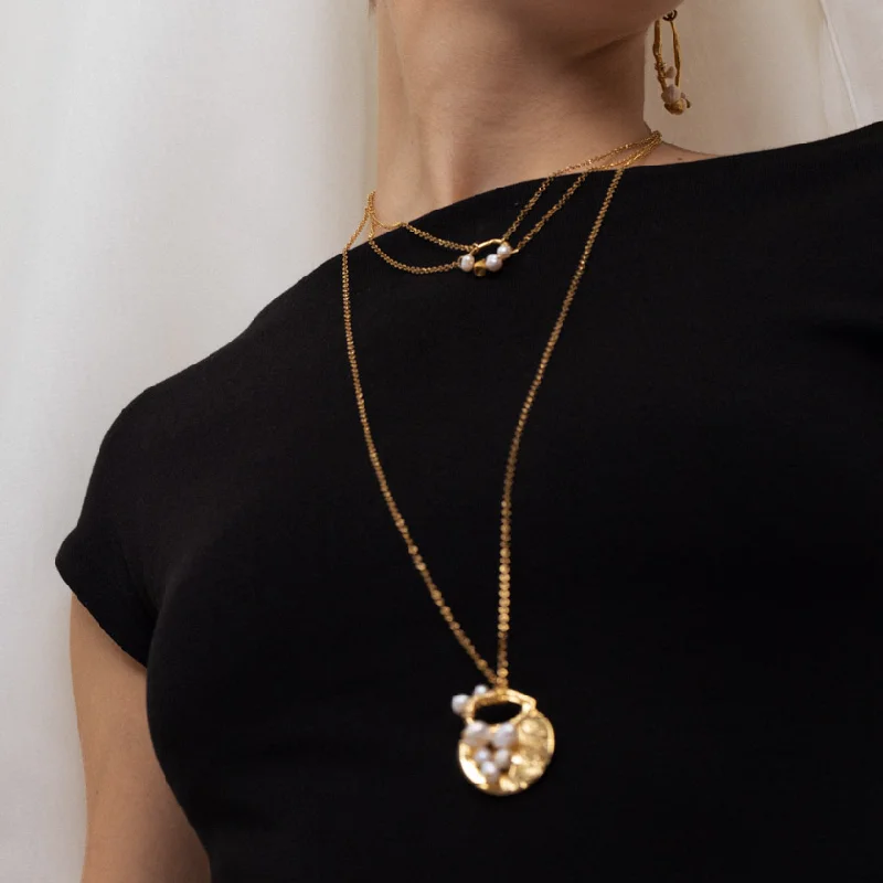 minimalist gold necklaces for women -Gretel Necklace