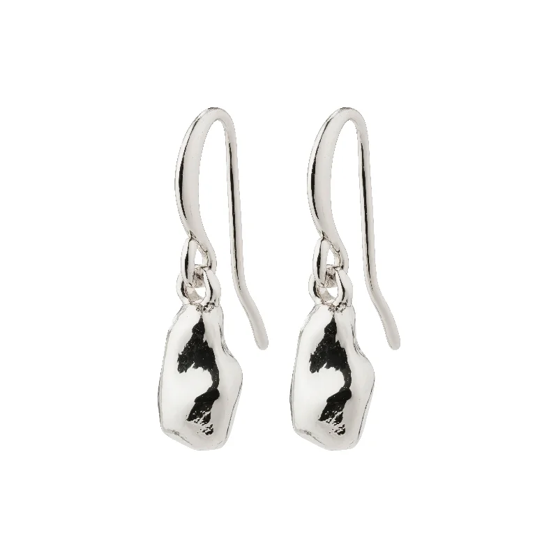 trendy drop earrings for women -CHANTAL earrings silver-plated