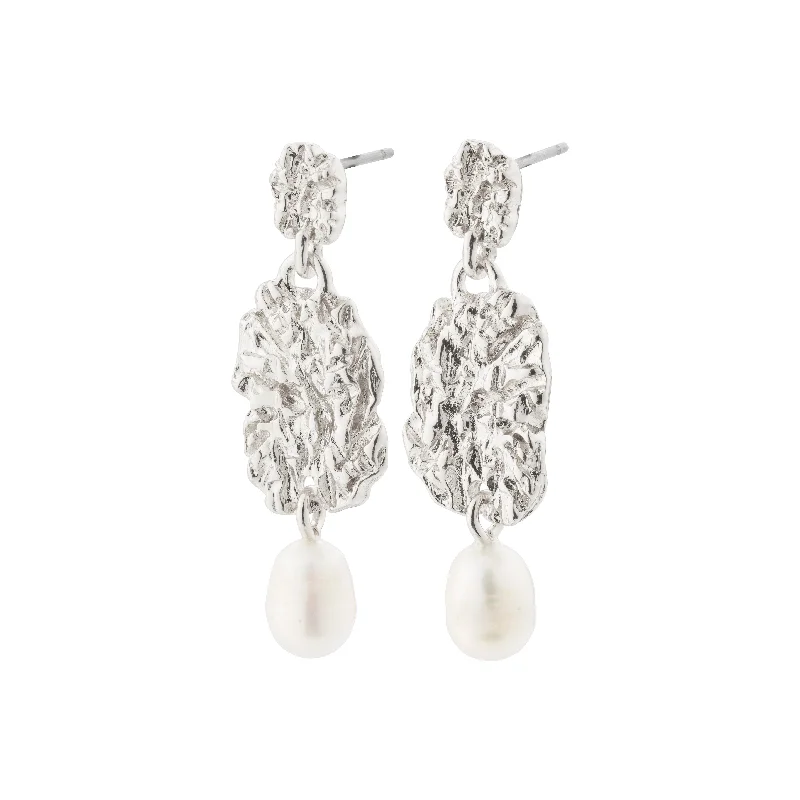 trendy statement earrings -TRUE earrings silver-plated