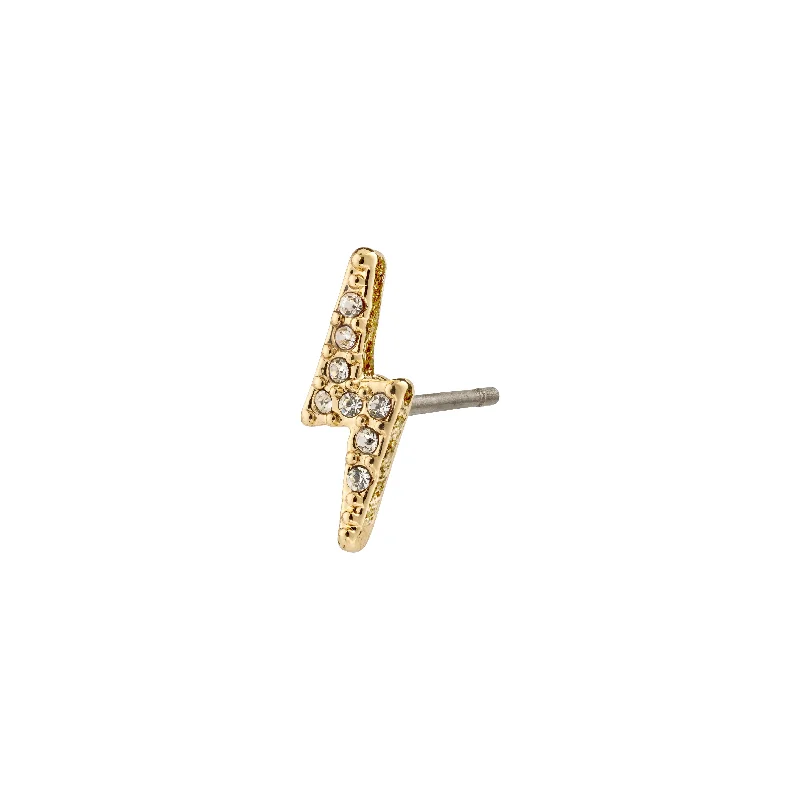 drop stud earrings for women -ADONIS single earring gold-plated