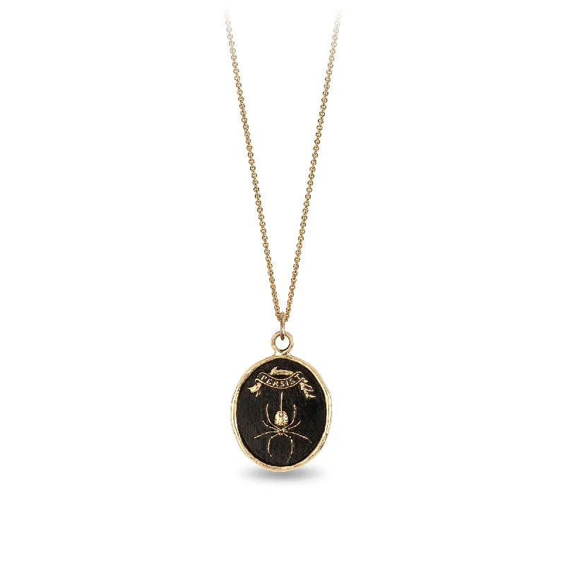 diamond necklaces for women -Persist 14K Gold Talisman