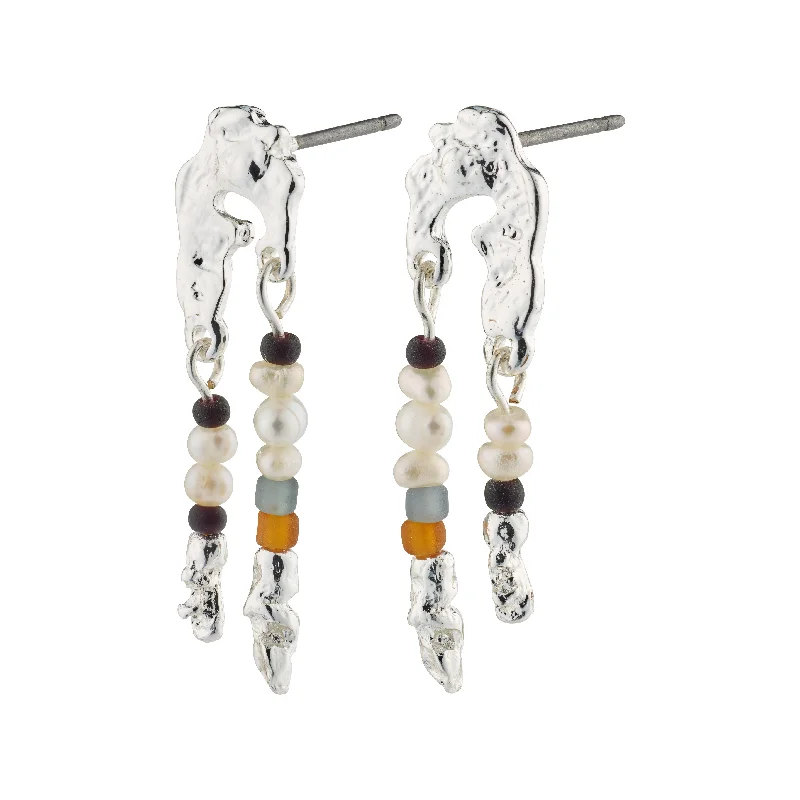 birthstone earrings for women -NIYA earrings multi-coloured/silver-plated