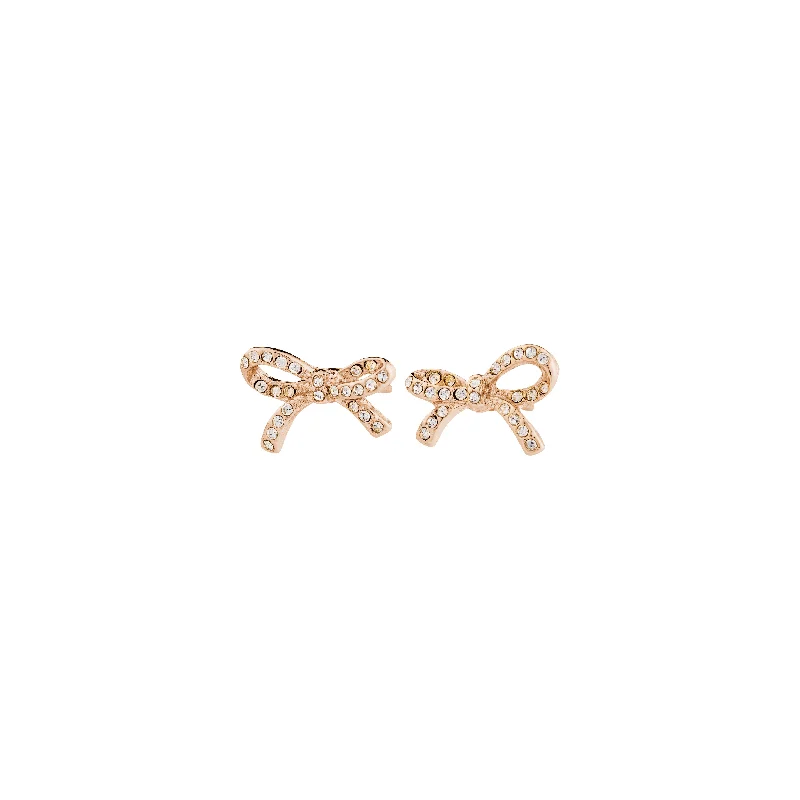 sterling silver hoop earrings -CATHARINA earrings rose gold-plated