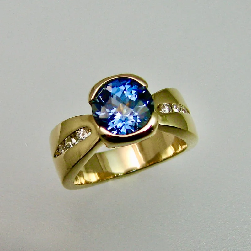 personalized rings for women -Omega 4 Ring (variation)