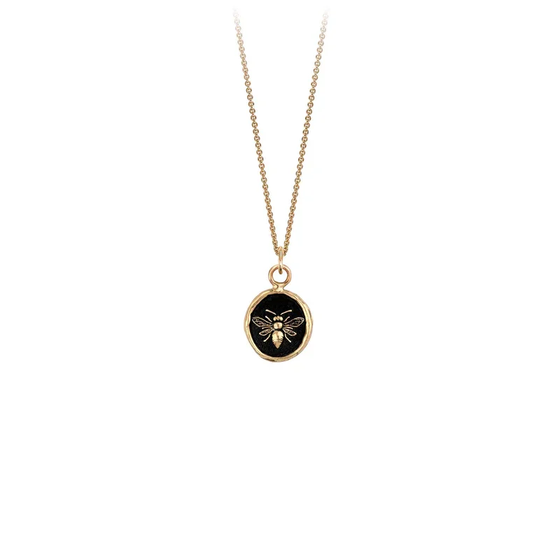 chic necklaces for women -Motivated 14K Gold Appreciation Talisman