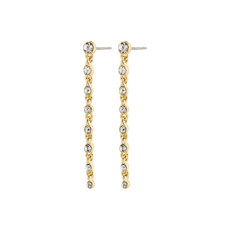 pearl earrings for women -IMOGENE earrings gold-plated