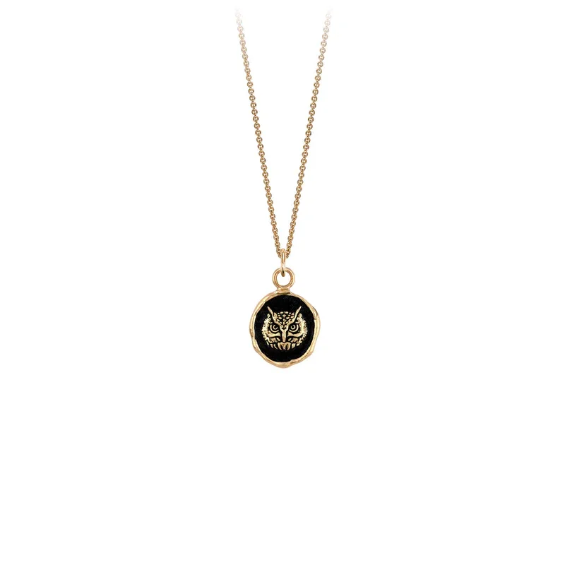 infinity pendant necklaces -Witty 14K Gold Appreciation Talisman