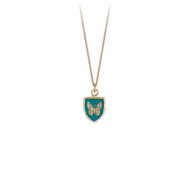 luxury pearl necklaces for women -Ever Changing 14K Gold Appreciation Talisman - True Colors