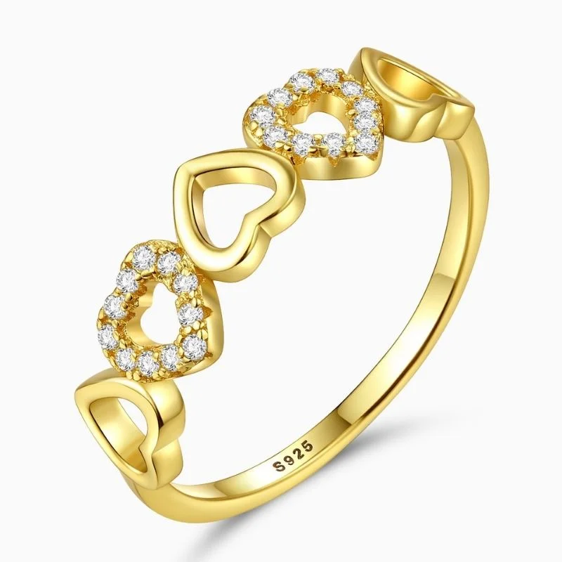 luxury wedding rings for women -Parallel Love Ring