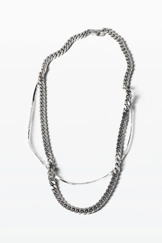 luxury pearl necklaces for women -Tide 02 Silver Necklace