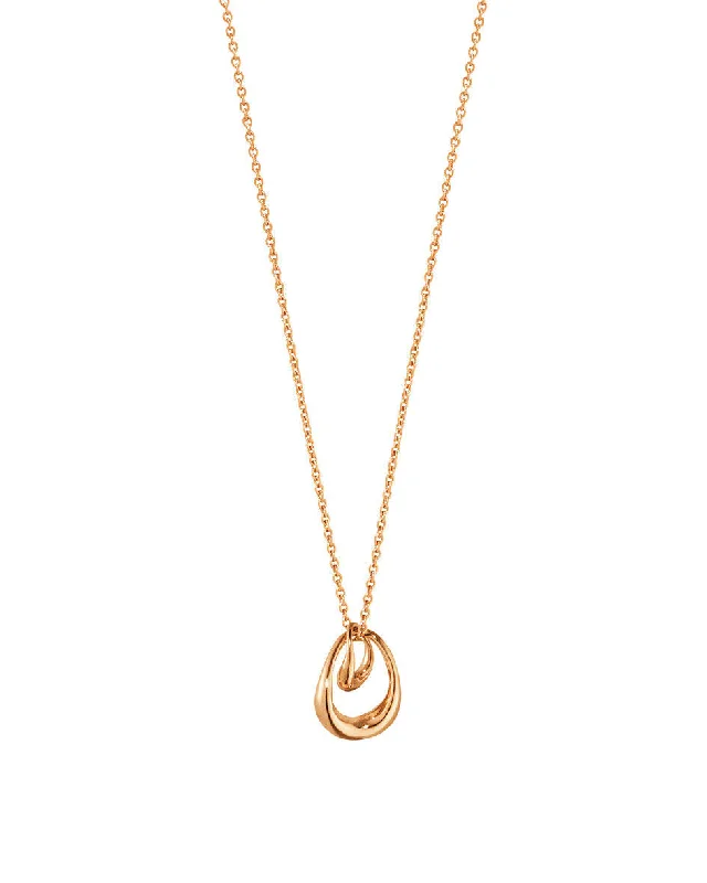 gold-plated necklaces for women -Offspring 18K Rose Gold Necklace