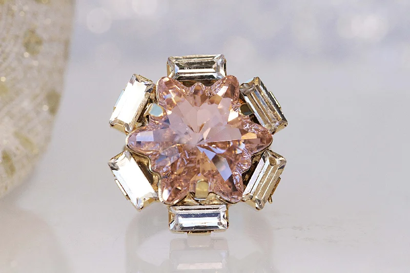 timeless engagement rings -MORGANITE RING