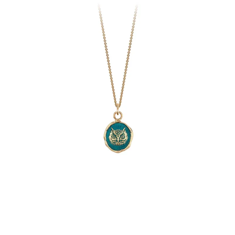 statement necklaces for women -Witty 14K Gold Appreciation Talisman - True Colors