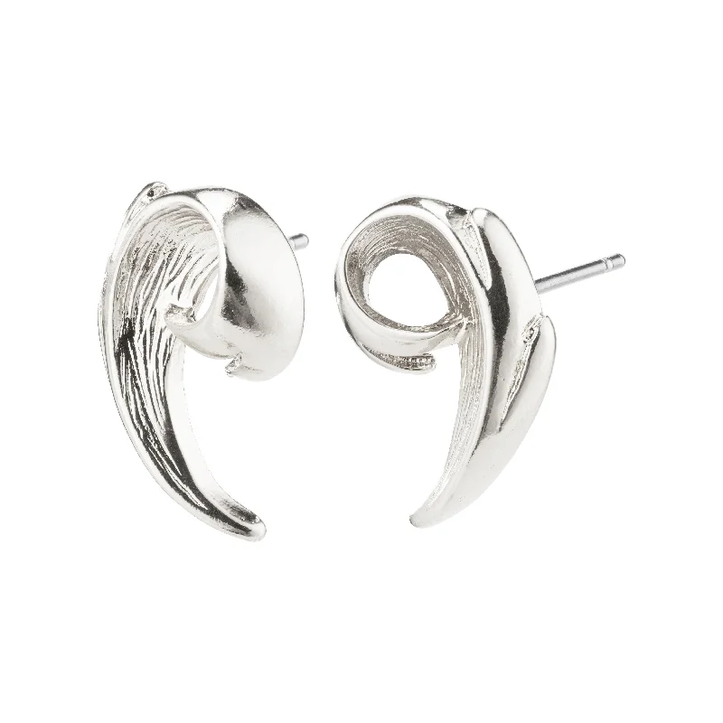 gold hoop earrings for women -FRANCESCA earrings silver-plated