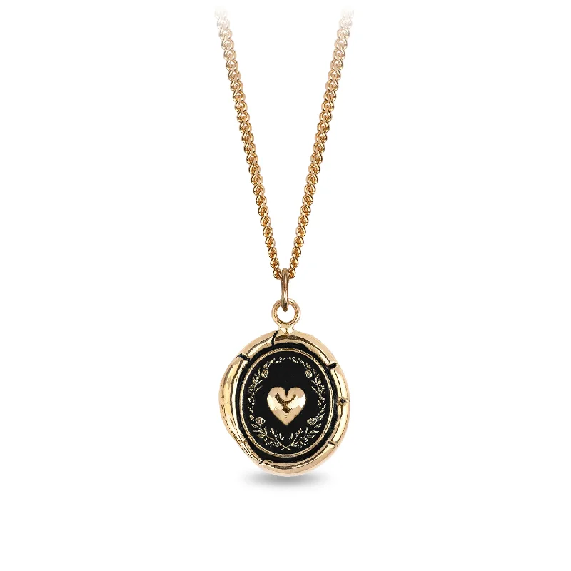 bridal necklaces for women -Self-Love 14K Gold Signature Talisman