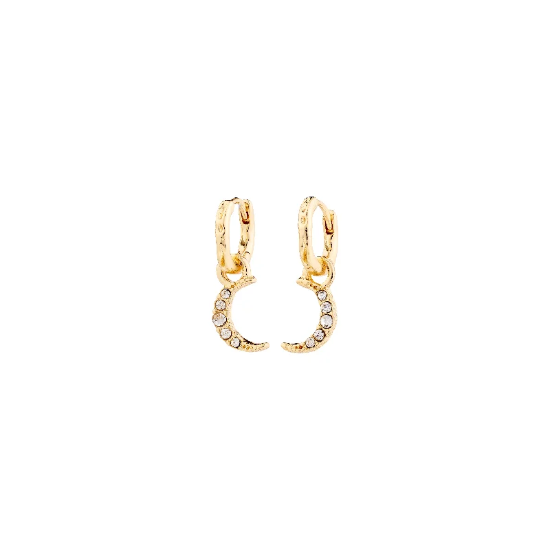 statement earrings for weddings -EVGENIA earrings gold-plated