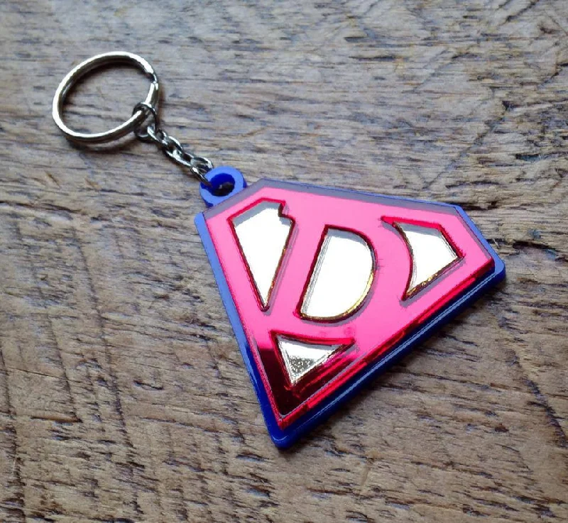 timeless engagement rings -Superman keyring