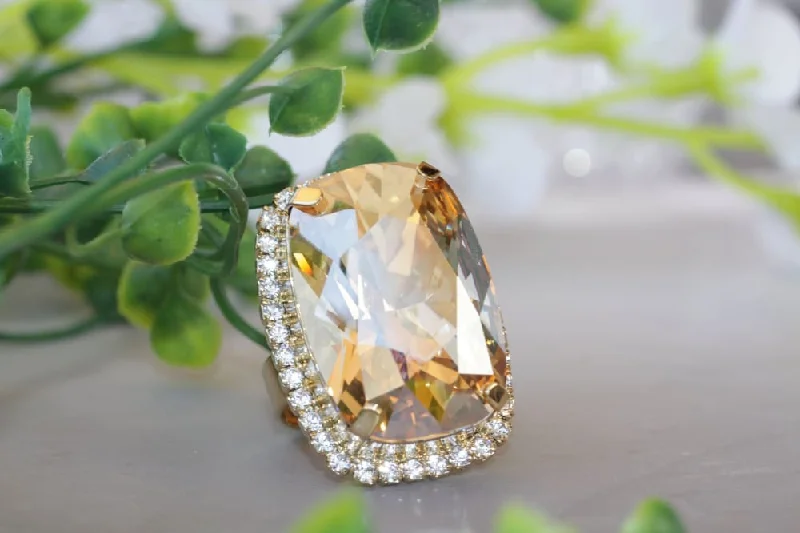 romantic rings for women -TOPAZ RING