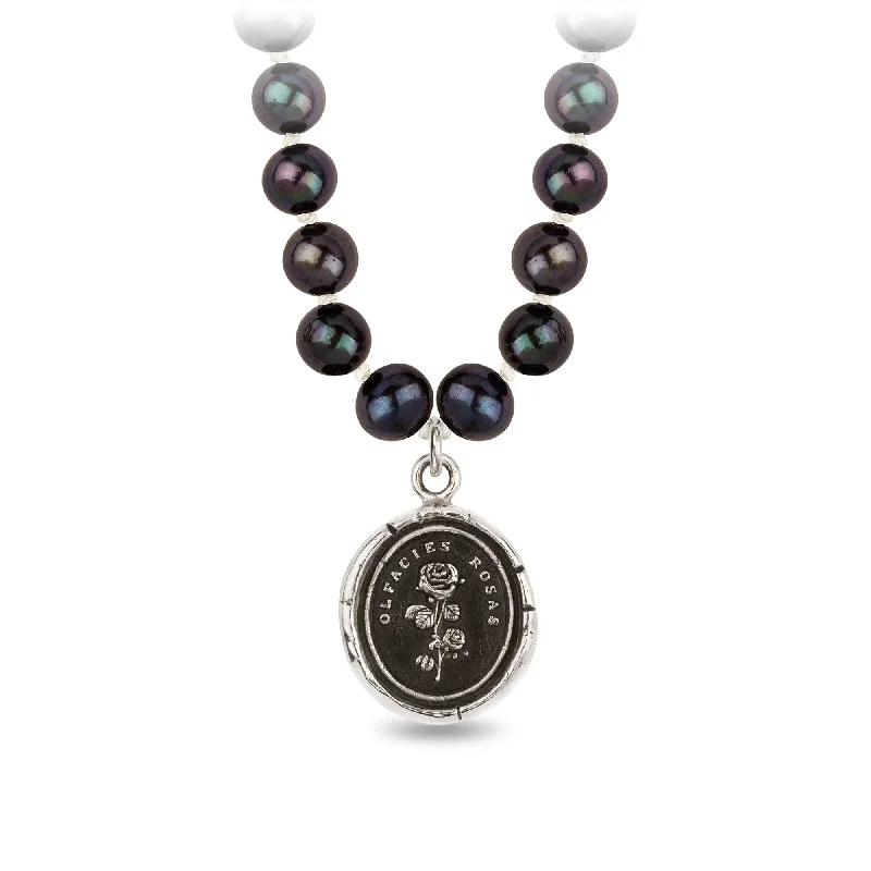 sapphire necklaces for women -Slow Down Freshwater Pearl Necklace